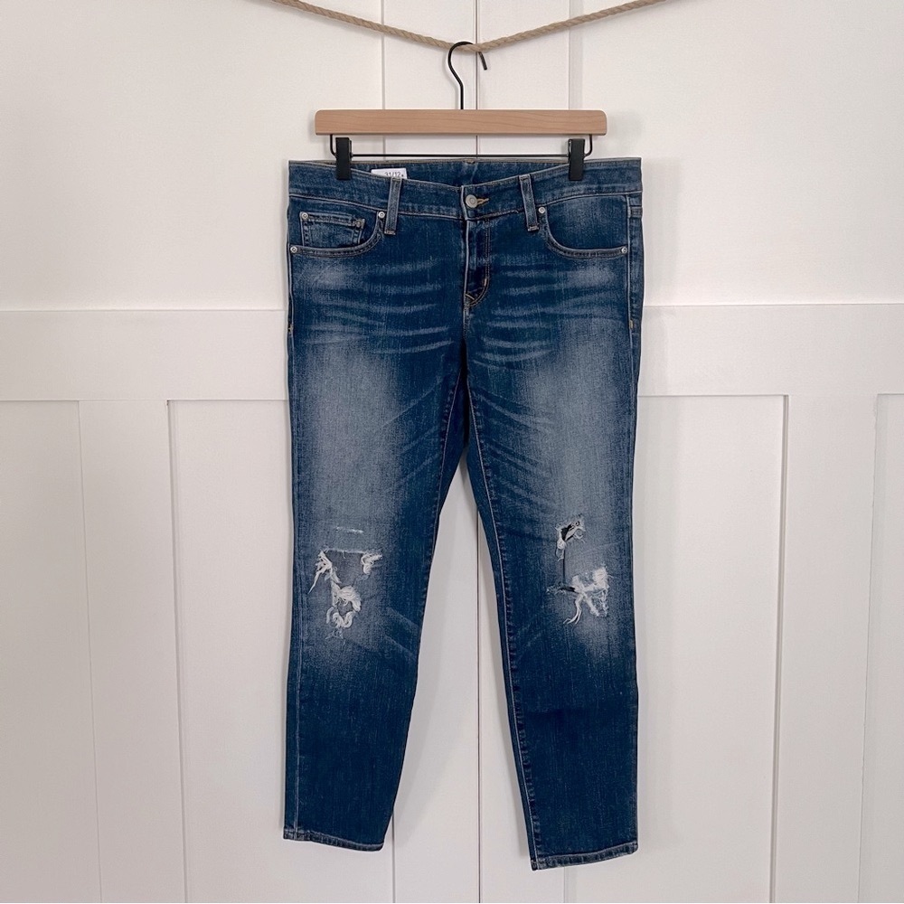 Gap 1969 Always Skinny Ankle Destructed Jeans